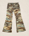 (28-30) Tornado Mart Bootcut Cheetah Print Jeans