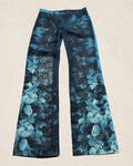 (M 31") FW2000 Roberto Cavalli Blue Frangipani Spectrum Pants