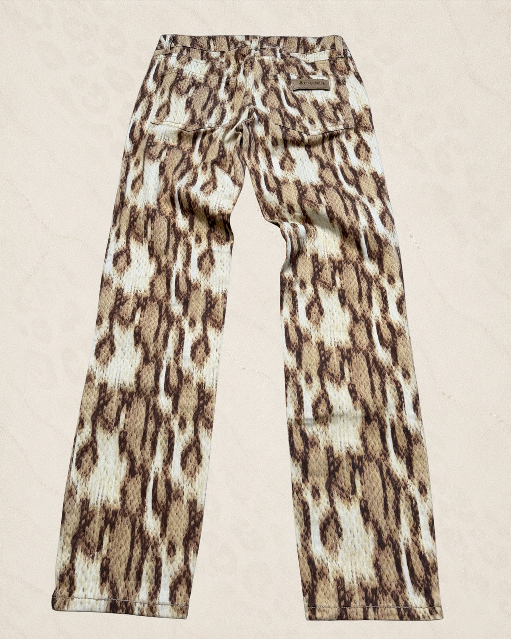(Size 24) XS Just Cavalli Cheetah Print Jeans