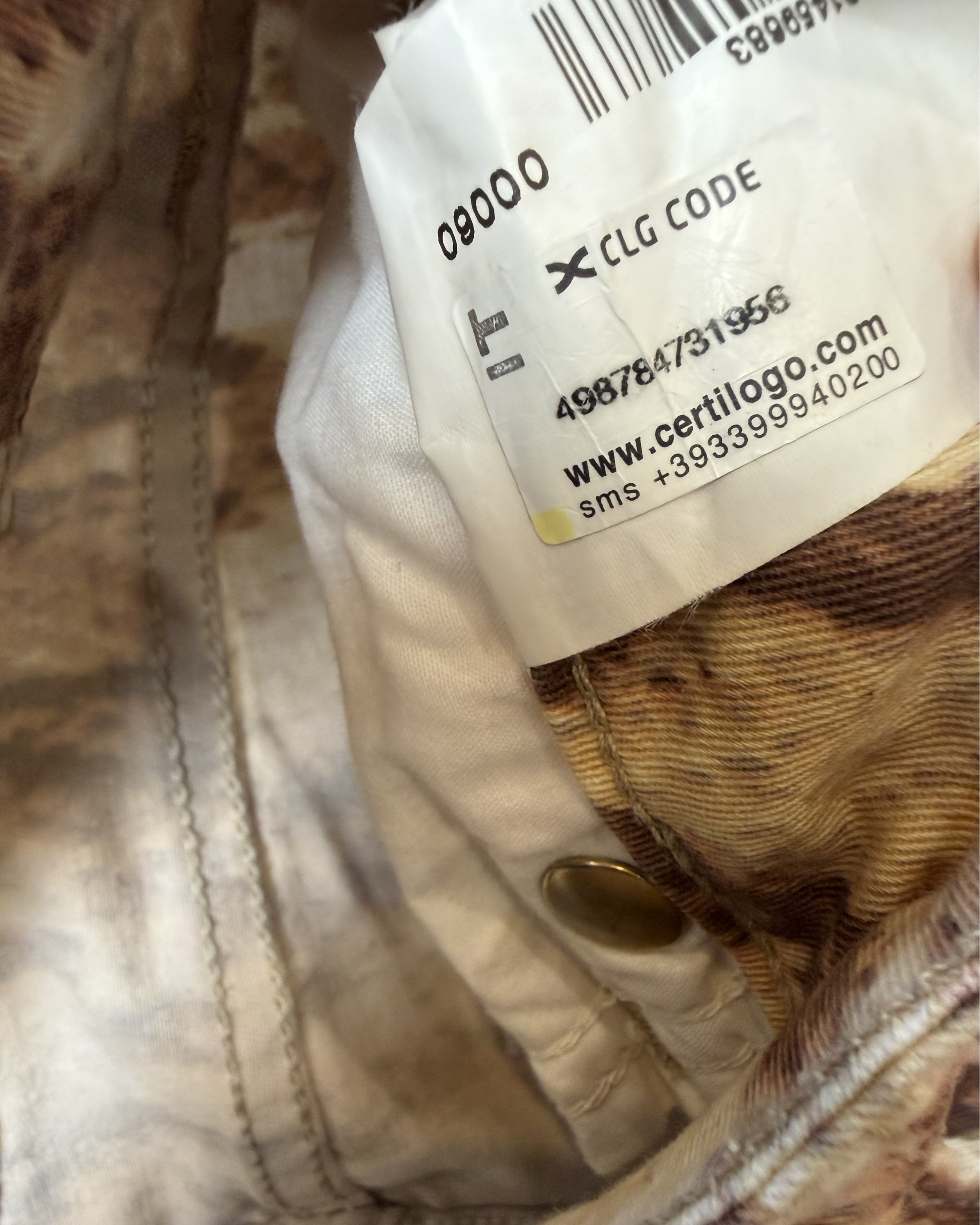 (Size 24) XS Just Cavalli Cheetah Print Jeans