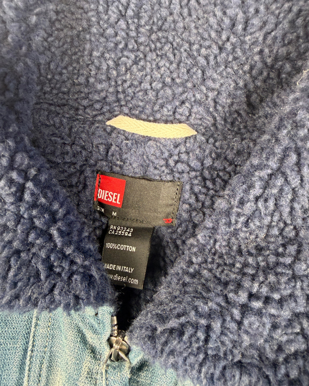 S-M Vintage Diesel Boa Jacket