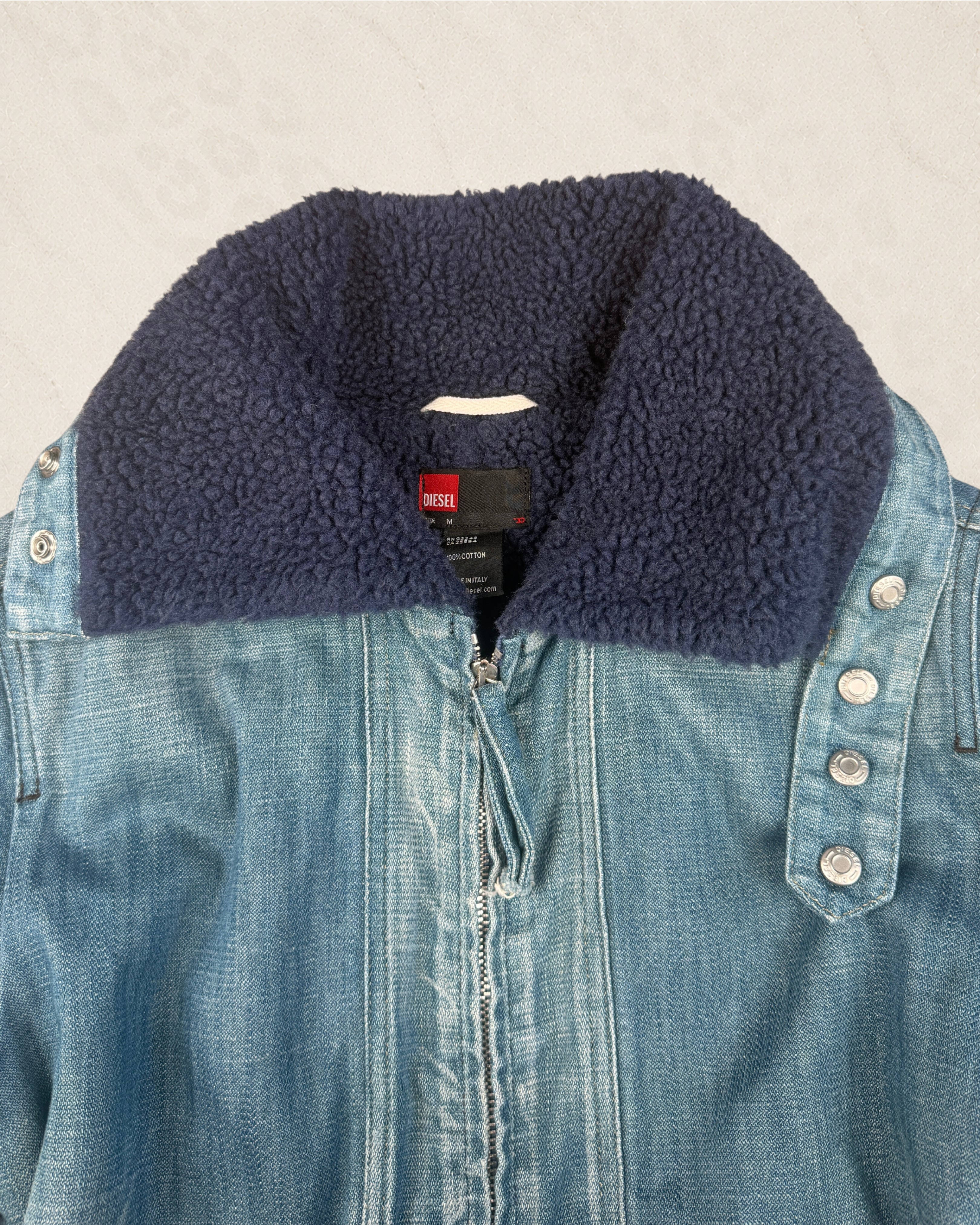 S-M Vintage Diesel Boa Jacket