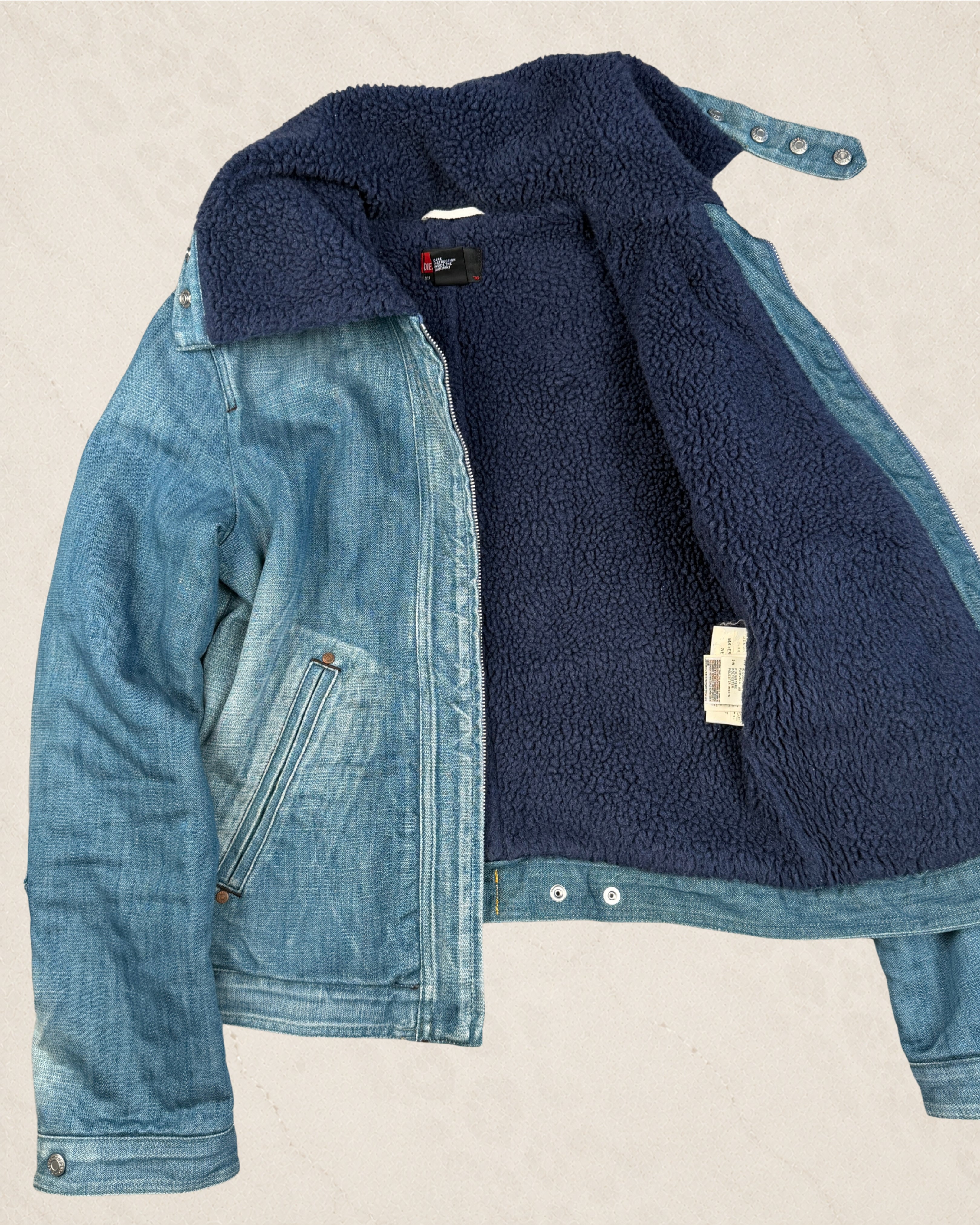 S-M Vintage Diesel Boa Jacket